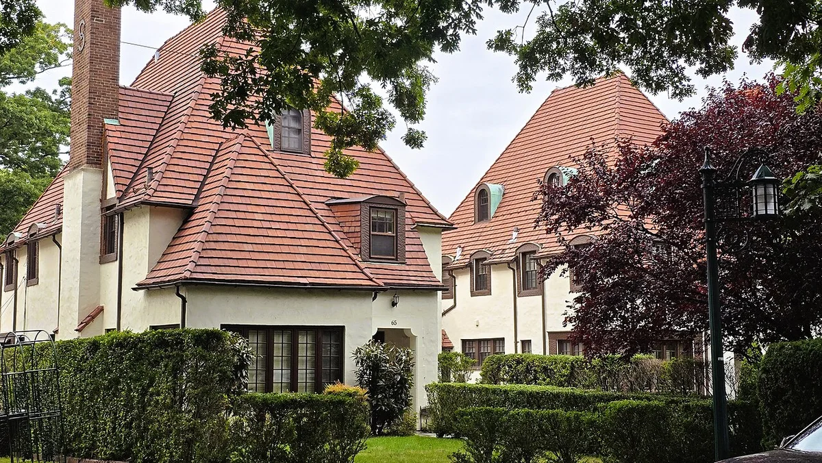 Tudor-style homes in Forest Hills Gardens, Queens